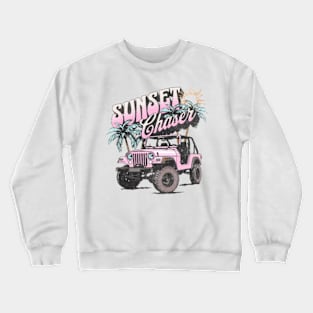 Sunset Chaser Jeep Crewneck Sweatshirt